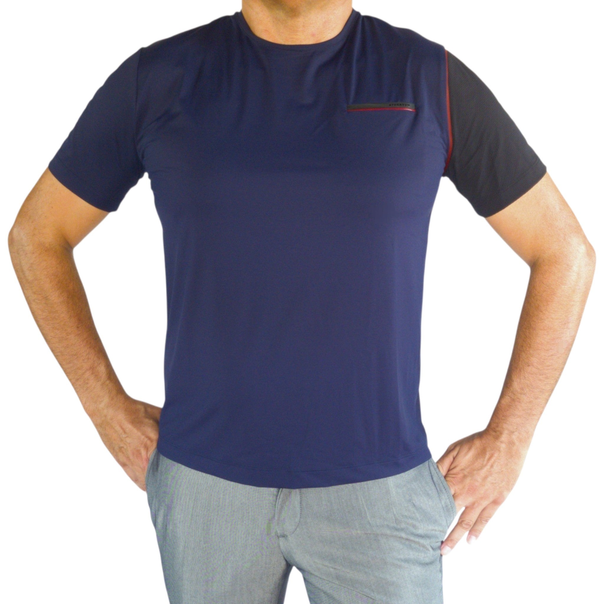 T-Shirt Manica Corta con Taschino