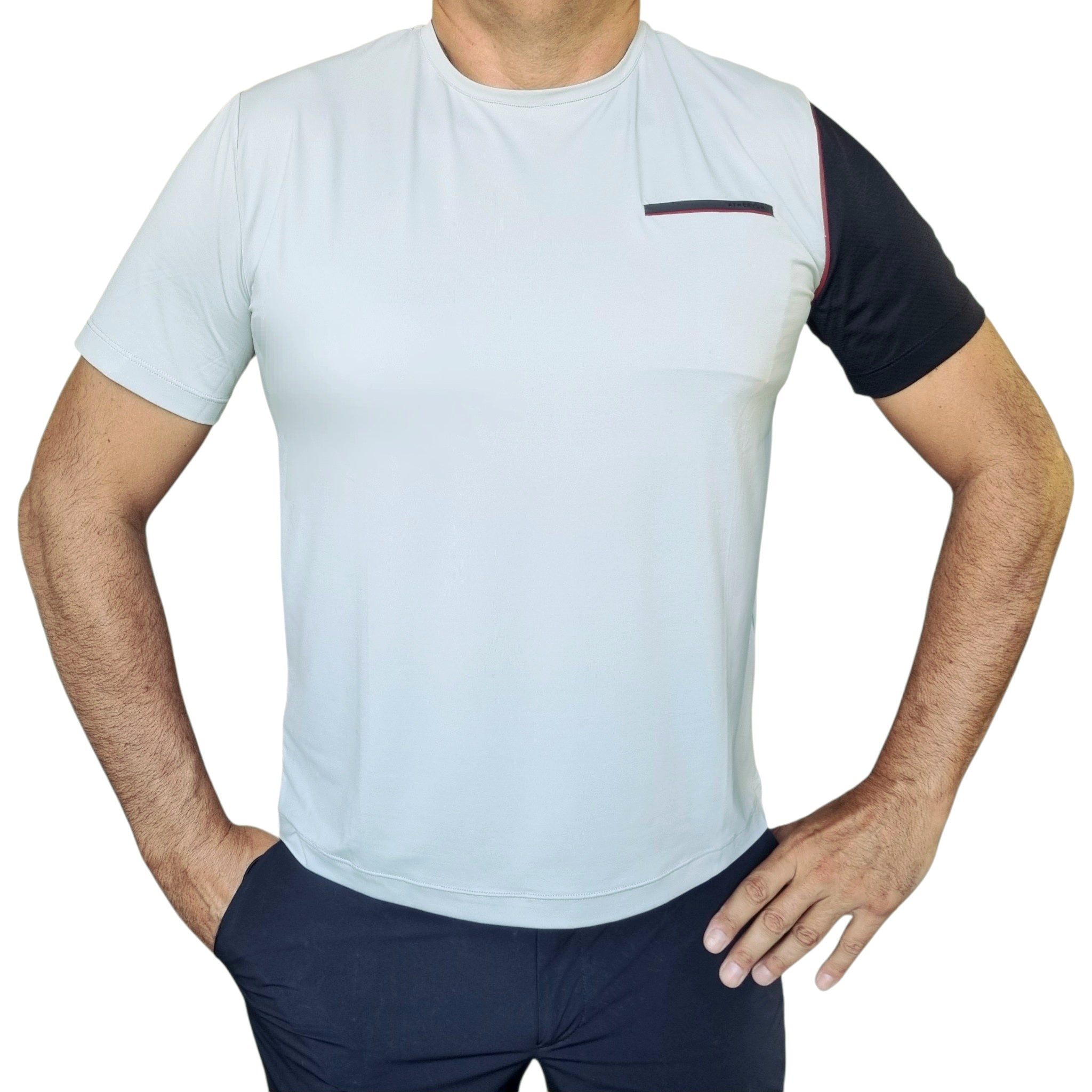 T-Shirt Manica Corta con Taschino
