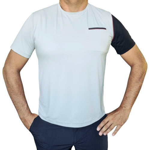 T-Shirt Manica Corta con Taschino
